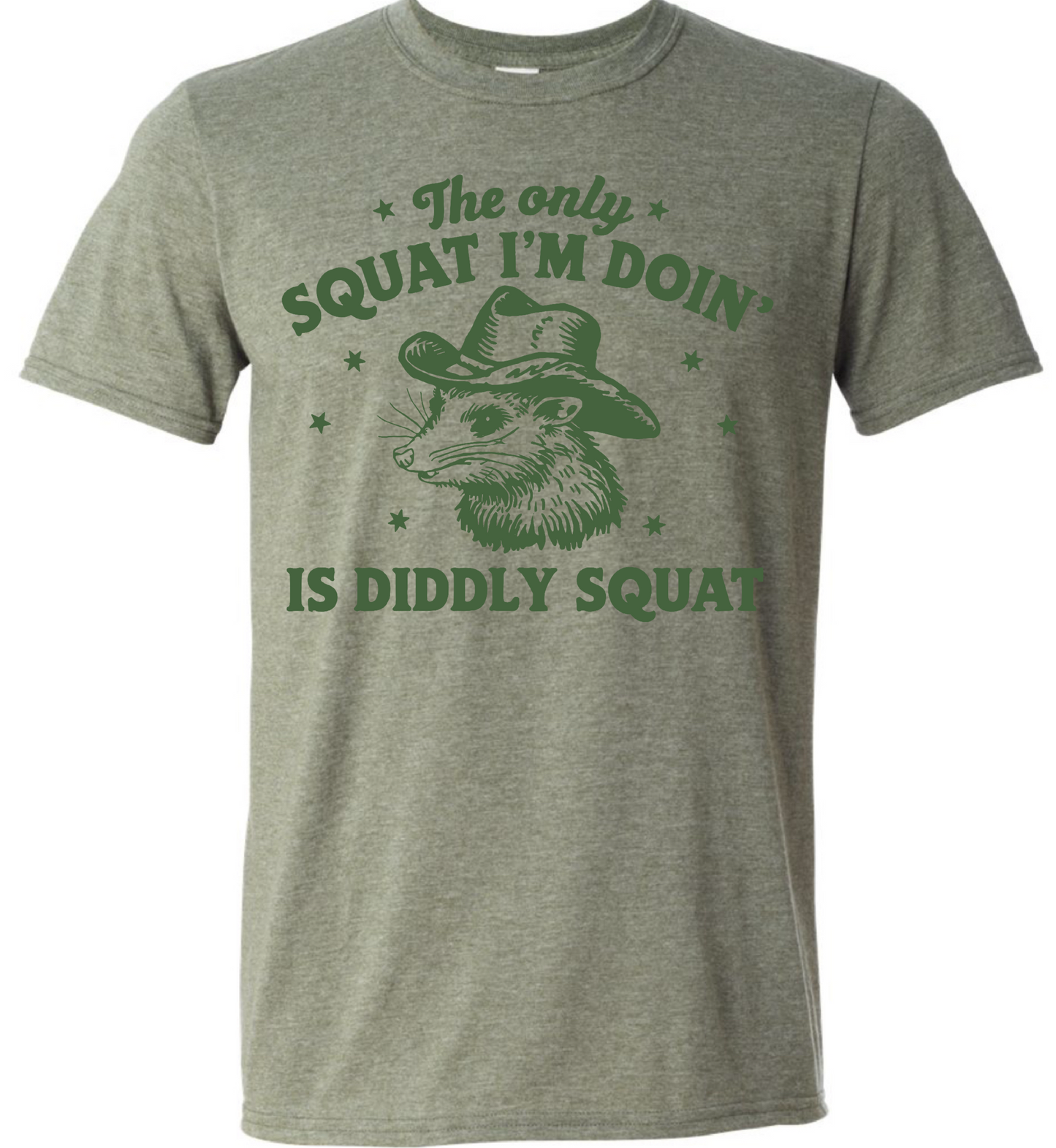 The only squat I’m doing is diddly squat