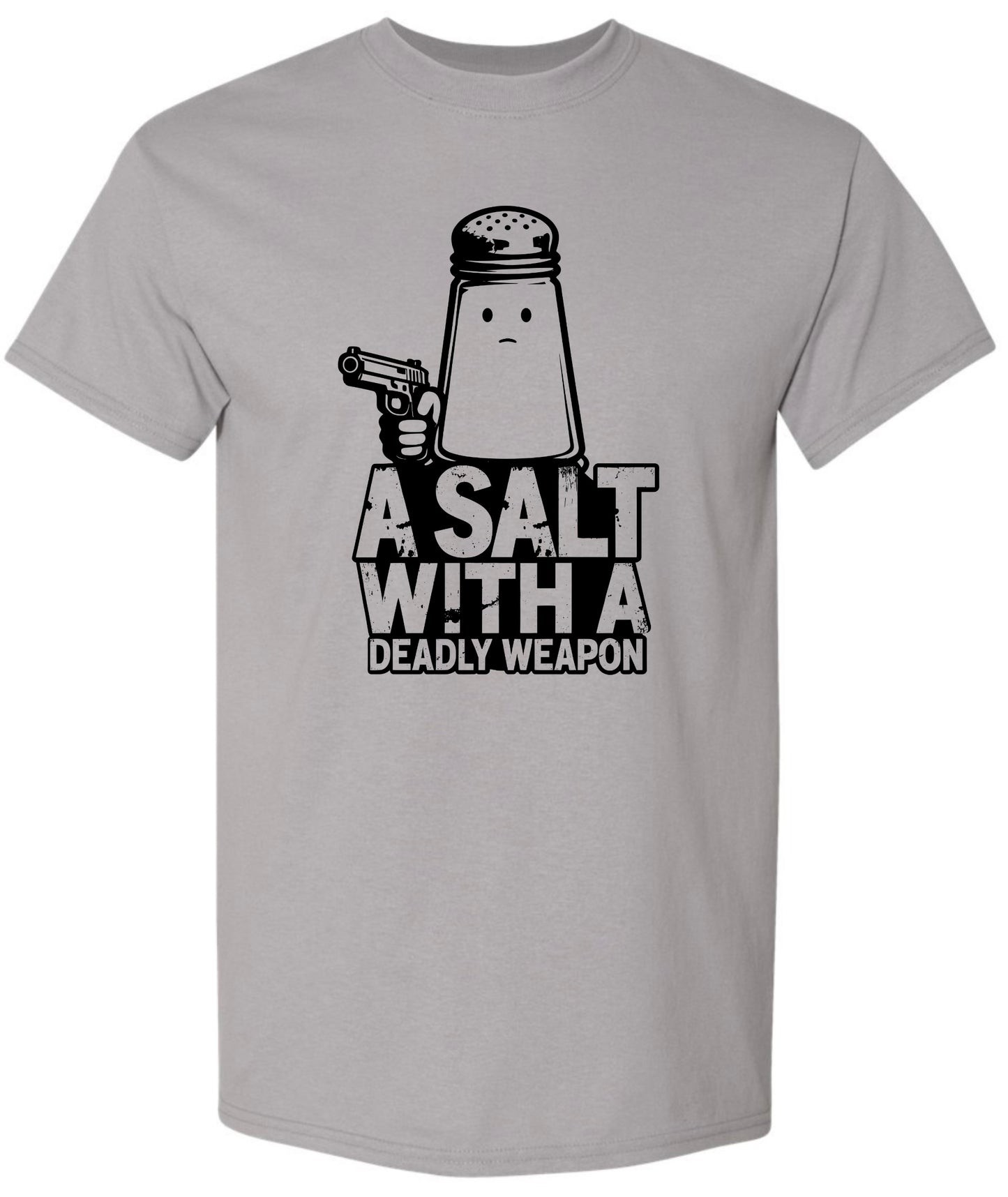 A salt with a deadly weapon