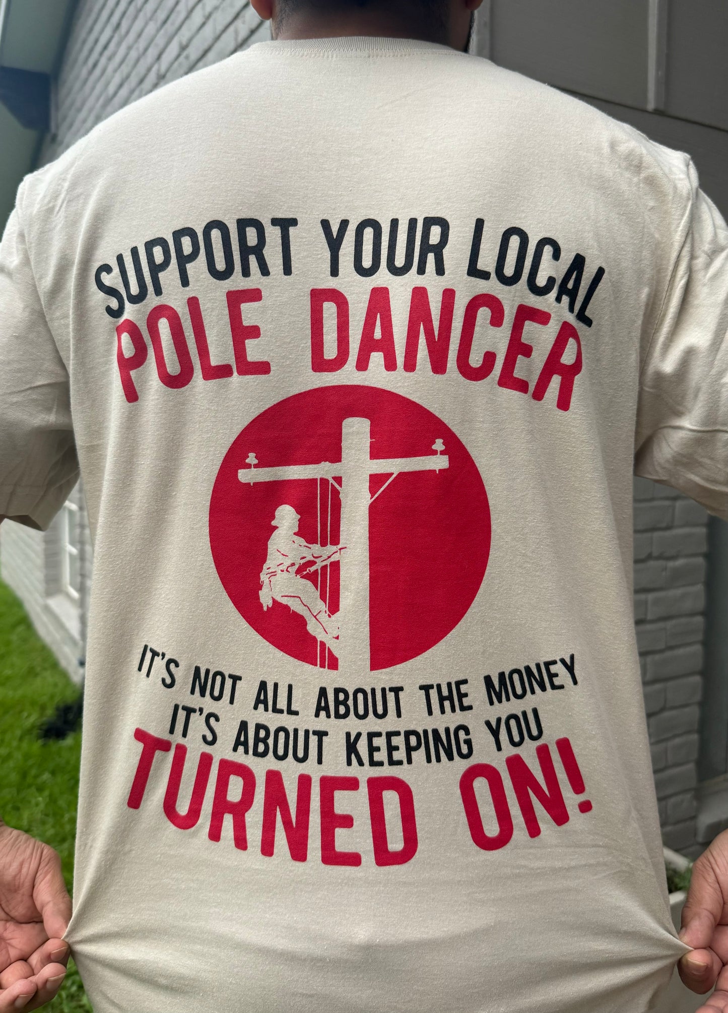 Support your local pole dancer it’s not about the money it’s about keeping you turned on
