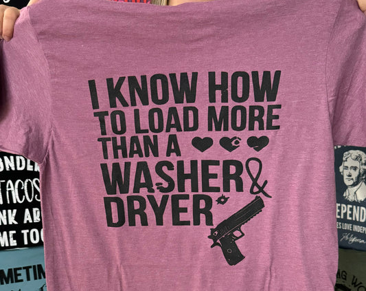 Washer and dryer